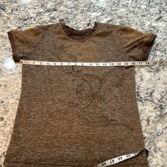 Prana | Boho Yoga Stretch Short Sleeve T-Shirt Size L Large - Picture 8 of 14